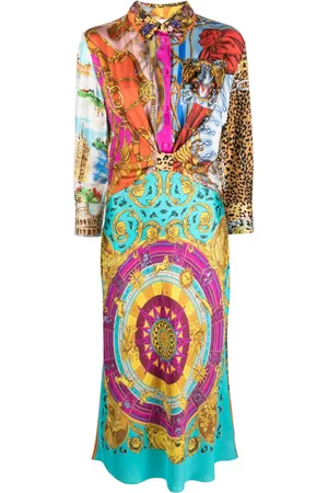Moschino Midi-kjole med grafisk tryk
