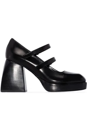 NODALETO Bulla Babies 85 Mary Jane-pumps i læder