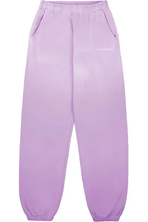 Sporty & Rich Joggingbukser med lige ben og falmet effekt
