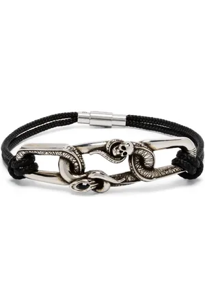 Alexander McQueen Snake And Skull armbånd