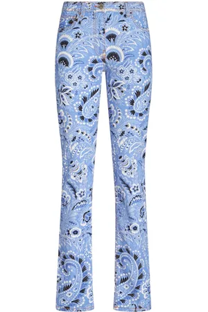 Etro Skinny-jeans med bandanatryk