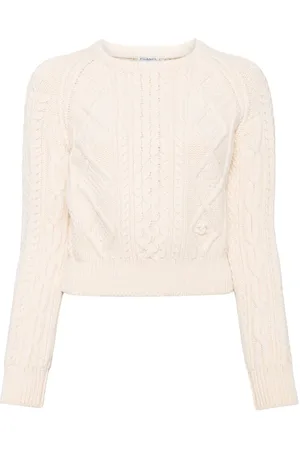 CHANEL Kabelstrikket trøje fra 1990-2000