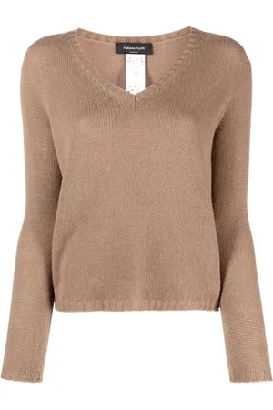 Fabiana Filippi Kashmirsweater med V-hals