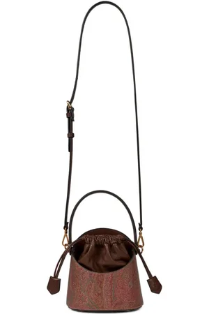 Etro Lille Saturno crossbody-taske med paisley-tryk