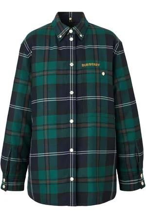 Burberry Ternet skjorte med broderet logo