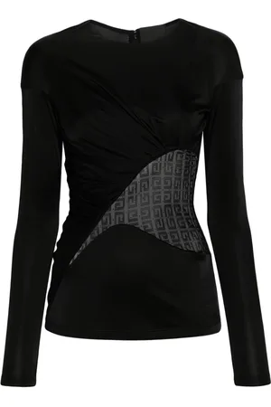 Givenchy $G-blondetop med paneler