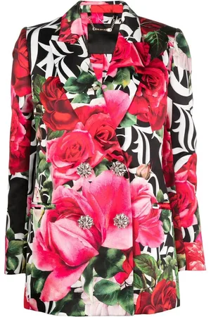 Philipp Plein Romance blazer med blomstertryk