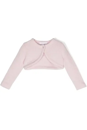 MONNALISA Cropped finstrikket cardigan