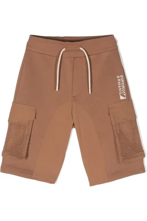 Emporio Armani Cargo-shorts med broderet logo