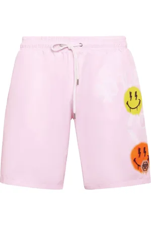 Philipp Plein Badeshorts med logotryk