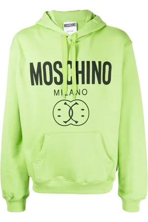 Moschino Hættetrøje med logotryk og snoretræk