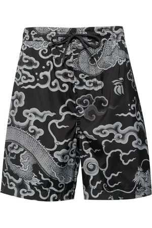 Maharishi Badeshorts med Cloud Dragon-tryk