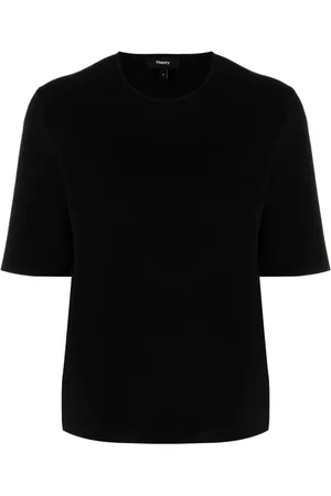 THEORY T-shirt i jersey med korte ærmer