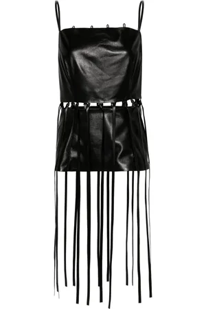 Nanushka Citta top med peplum-talje