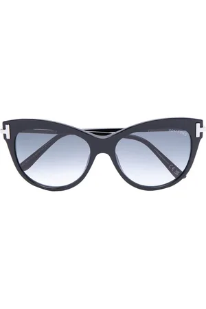 Tom Ford Cat-eye solbriller med logo