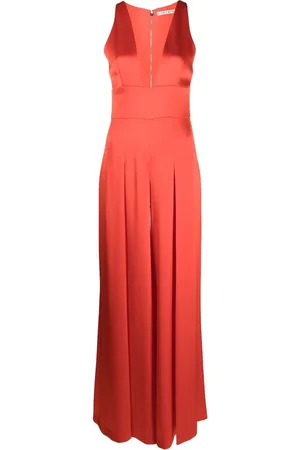 ALICE+OLIVIA Jumpsuit med dyb udskæring