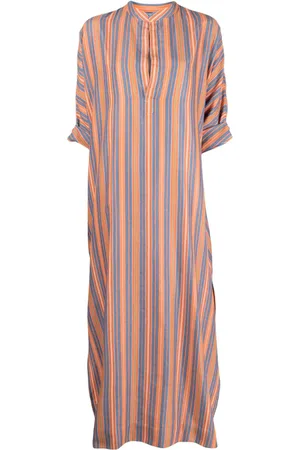 Paula Kortærmet kaftan med striber