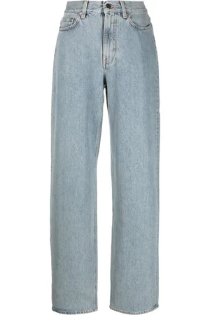 Loulou de Saison Letvaskede jeans med brede ben