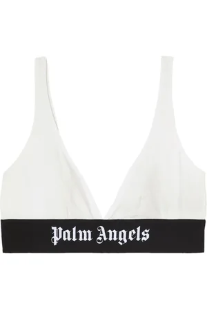 Palm Angels Bh med trekantet skål og logobånd