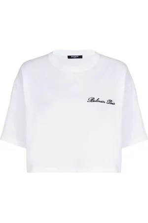 Balmain T-shirt med broderet logo