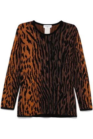 Saint Laurent Sweater i jacquard fra 90