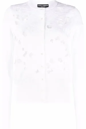 Dolce & Gabbana Cardigan med blomsterbroderi