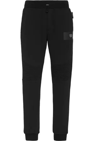Philipp Plein Joggingbukser med ribbet panel