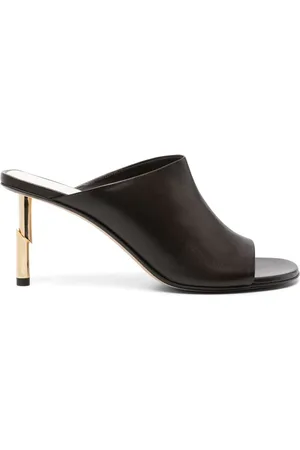 Lanvin Sequence 75mm mules i læder