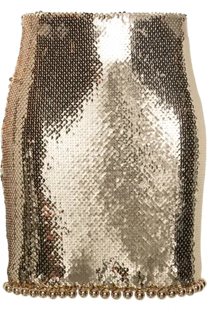 Paco rabanne Kort pailletudsmykket nederdel