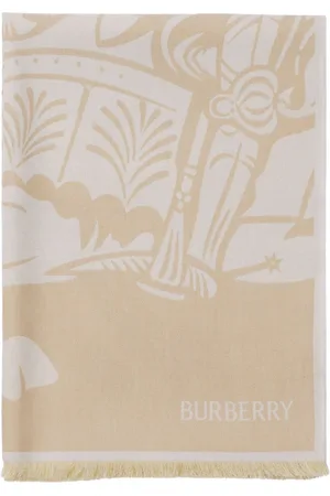 Burberry EKD-tørklæde med frynser