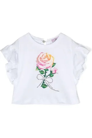 Chiara Ferragni T-shirt med blomstertryk