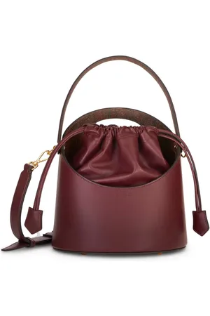 Etro Saturno bucket-taske i læder