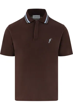 Salvatore Ferragamo Polo med broderet logo