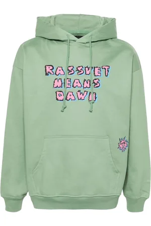 Rassvet Hættetrøje med slogantryk