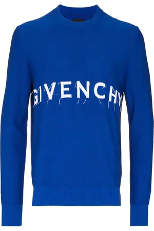 Givenchy Intarsiastrikket trøje med logo