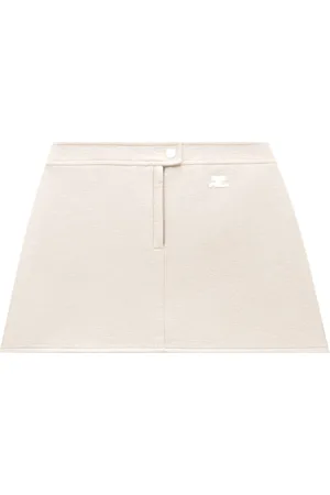 Courrèges Iconique nederdel i vinyl