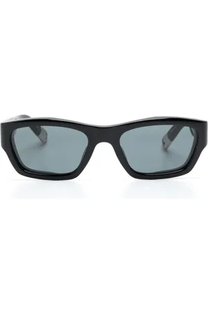 Jacquemus Les Lunettes Meridiano solbriller med trapezformet stel