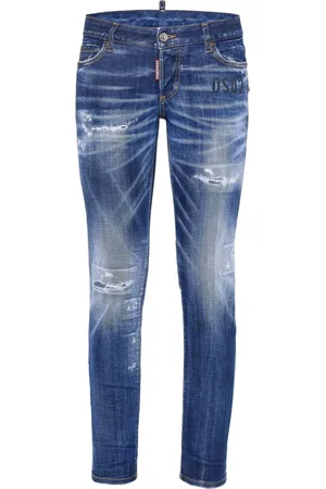 Dsquared2 Skinny-jeans med bleget effekt
