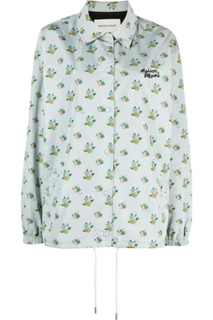 Maison Kitsuné Jakke med blomstret tryk og trykknapper