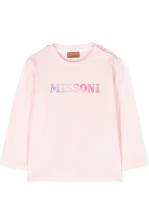 Missoni T-shirt med logo-applikation