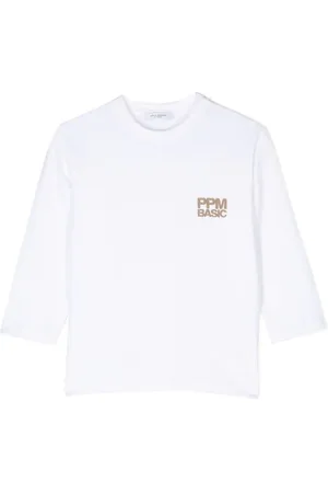 Paolo Pecora T-shirt med logo-applikation