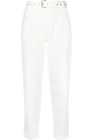 Michael Kors Jeans med plisseret detalje og bælte
