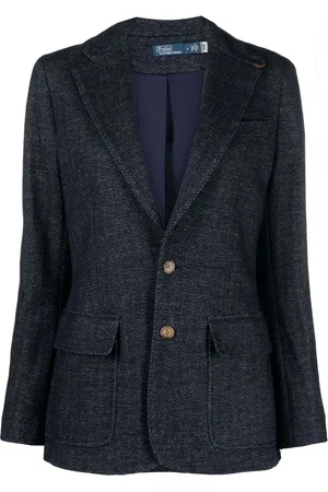 Ralph Lauren Sildebensmønstret blazer med spidsrevers