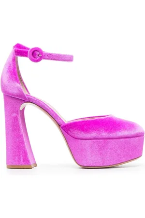 Gianvito Rossi 120mm pumps i ruskind
