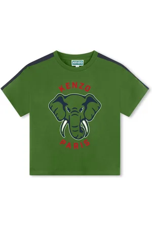 Kenzo T-shirt med elefanttryk