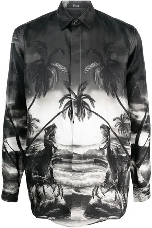 Philipp Plein Skjorte med dinosaur-tryk