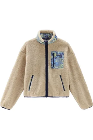 Woolrich Jakke i imiteret lammeskind med høj hals