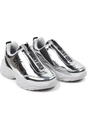DKNY Metalliske sneakers med paneler