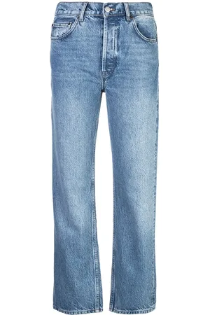 Reformation Højtaljede Cynthia jeans med lige ben