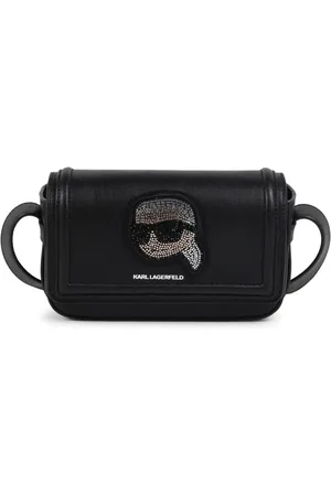 Karl Lagerfeld Skuldertaske med rhinsten-udsmykning